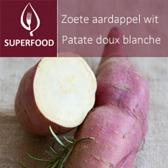 Zoete aardappel wit